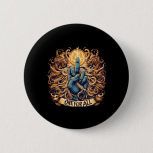 Badge Rond 5 Cm Un Pour Tous Une Tapisserie D'Unité