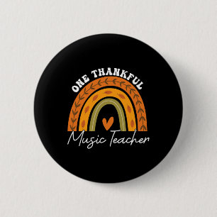 Badge Rond 5 Cm Un professeur de musique Merci Rainbow Fall Thanks