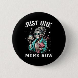 Badge Rond 5 Cm Un seul rang de plus Crochet Squelette Crochet Tri