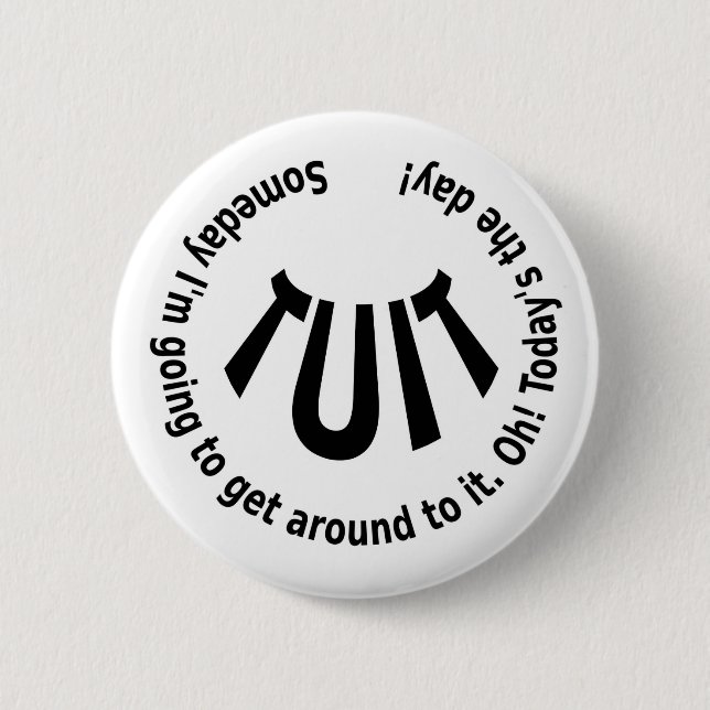 Badge Rond 5 Cm UN TUIT Rond (Devant)