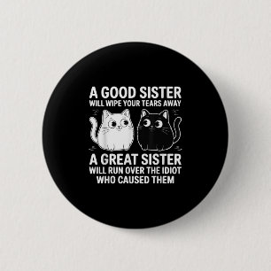 Badge Rond 5 Cm Une Bonne Soeur Va Essuyer Vos Larmes Drôle Chats 