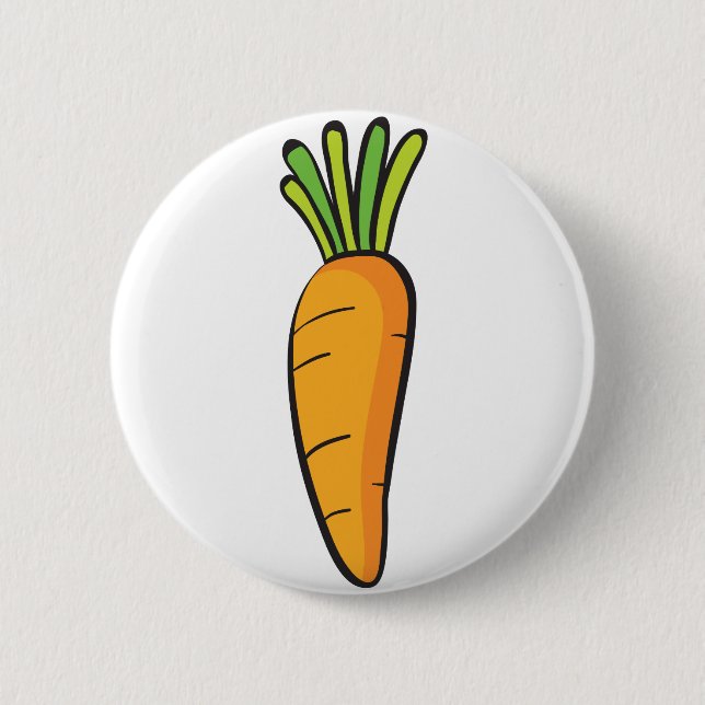 Badge Rond 5 Cm une carotte (Devant)