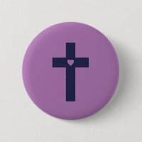 Une croix avec un cœur Art d'amour sacré