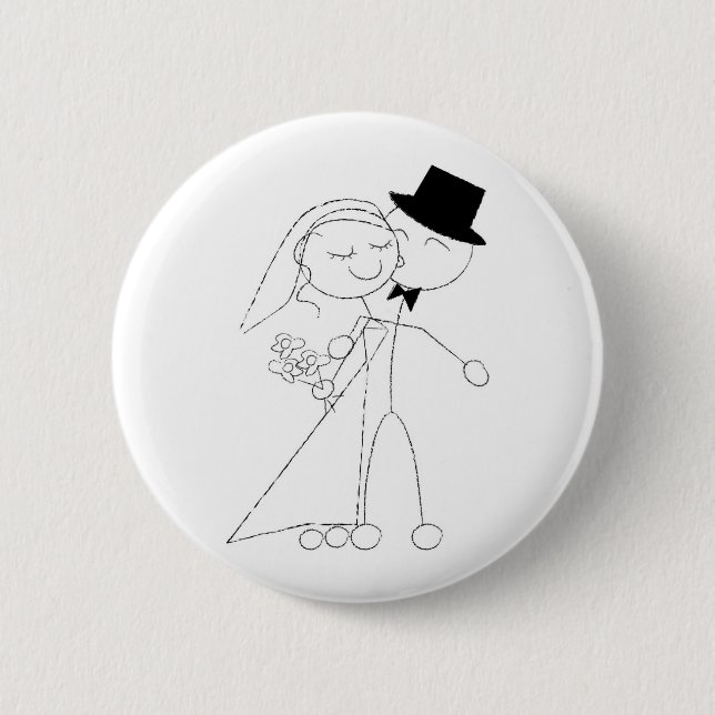 Badge Rond 5 Cm Une danse et un baiser (Devant)
