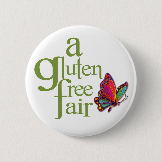 Badge Rond 5 Cm Une foire libre de gluten - bouton (Devant)