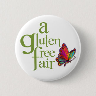 Badge Rond 5 Cm Une foire libre de gluten - bouton