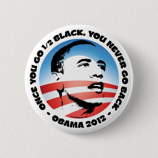 Badge Rond 5 Cm Une fois que vous êtes 1/2 Noir, vous ne revenez j