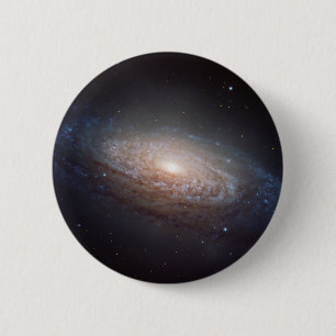 Badge Rond 5 Cm Une galaxie en spirale en Lion