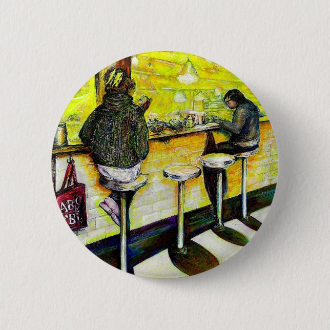 Badge Rond 5 Cm Une journée de folie (Devant)