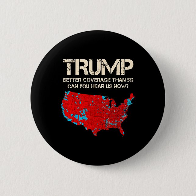 Badge Rond 5 Cm Une meilleure couverture de Trump par Trump (Devant)