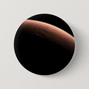 Badge Rond 5 Cm Une Partie De Mars À La Limite De La Lumière Et De