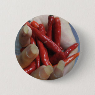 Badge Rond 5 Cm Une poignée de Chili