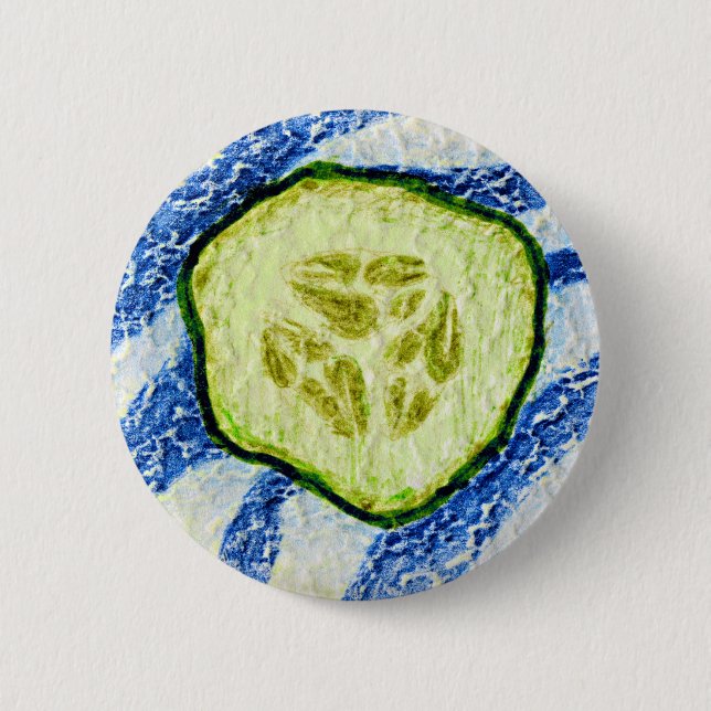 Badge Rond 5 Cm Une tranche d'été (Devant)