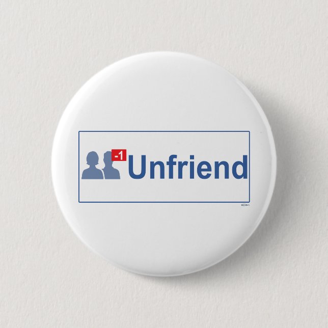 Badge Rond 5 Cm UNFRIEND Facebook (Devant)