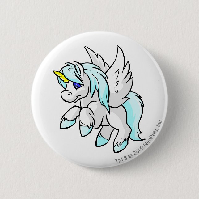 Badge Rond 5 Cm Uni blanc (Devant)