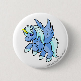 Badge Rond 5 Cm Uni bleu