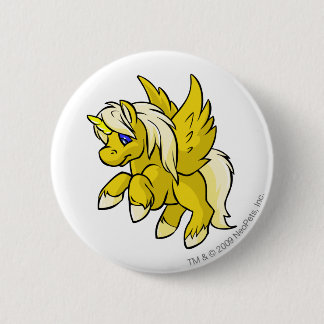 Badge Rond 5 Cm Uni jaune