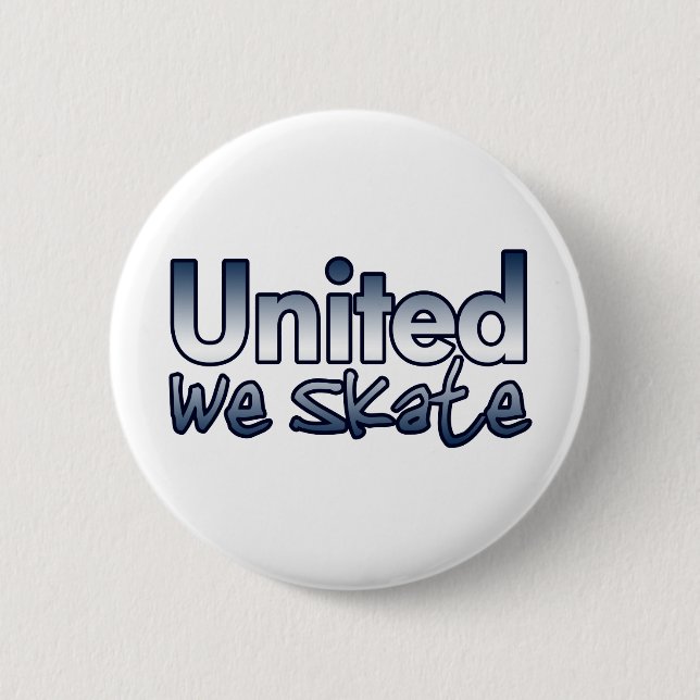 Badge Rond 5 Cm Uni nous patinons (Devant)