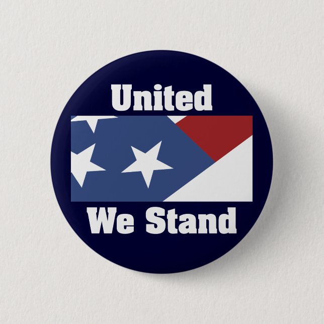 Badge Rond 5 Cm Uni nous tenons le bouton (Devant)