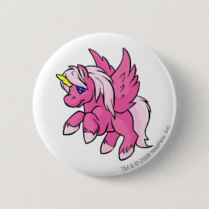 Badge Rond 5 Cm Uni rose