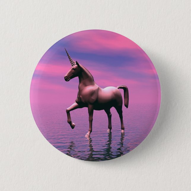Badge Rond 5 Cm Unicorn Dreams (Devant)