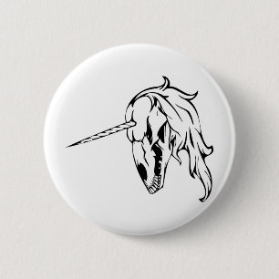 Badge Rond 5 Cm Unicorne