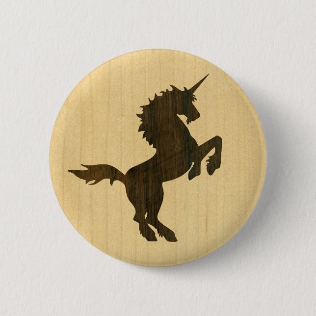 Badge Rond 5 Cm Unicorne de Rosewood (Devant)