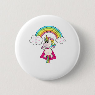 Badge Rond 5 Cm Unicorne Portant Des Chaussettes Hommes Femmes Enf