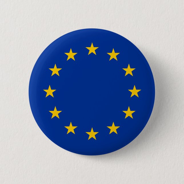 Badge Rond 5 Cm Union européenne - l'UE diminuent (Devant)