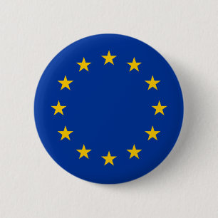 Badge Rond 5 Cm Union européenne - l'UE diminuent