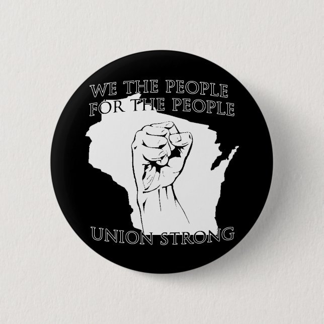 Badge Rond 5 Cm Union forte (Devant)
