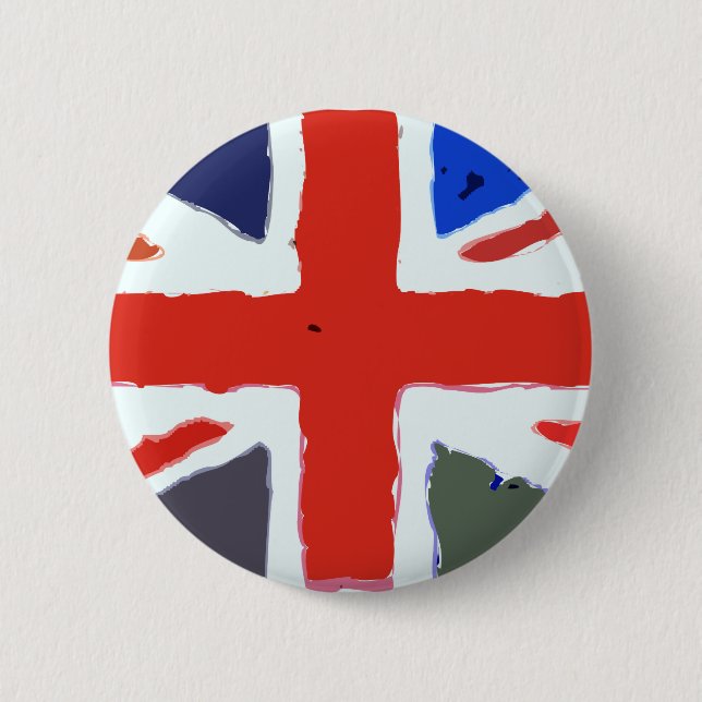 Badge Rond 5 Cm Union Jack (Devant)