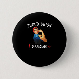 Badge Rond 5 Cm Union Solide Et Solidarité Et Infirmière