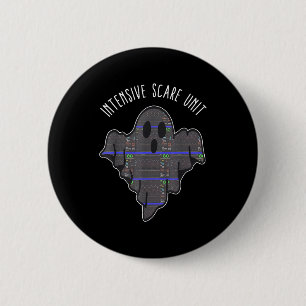 Badge Rond 5 Cm Unité de soins intensifs d'Halloween pour surveill