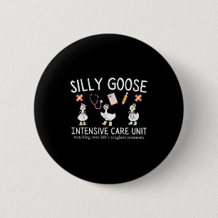 Badge Rond 5 Cm Unité de soins intensifs infirmière de soins inten