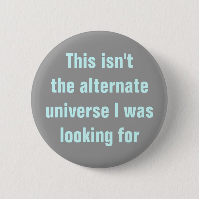 Badge Rond 5 Cm Univers alternatif faux (Devant)