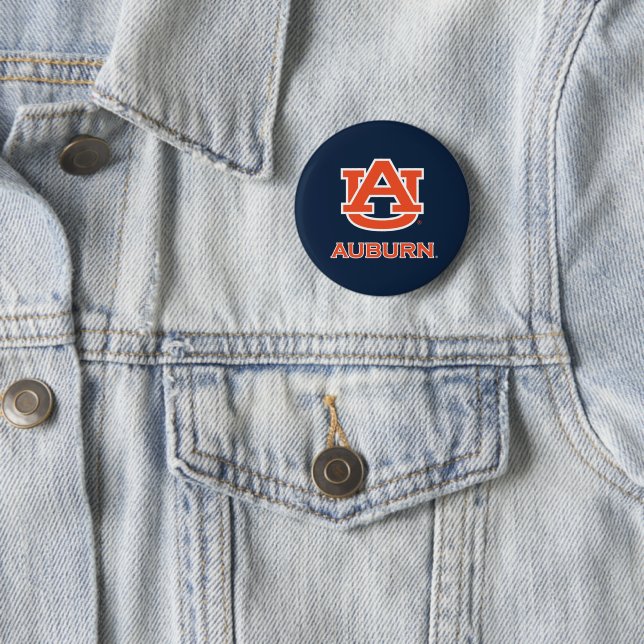 Badge Rond 5 Cm Université d'Auburn | AU Auburn (En situation)