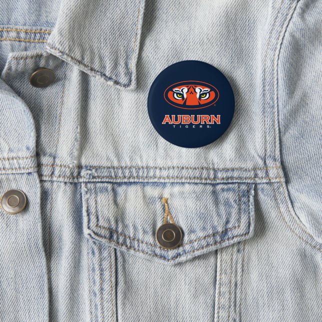 Badge Rond 5 Cm Université d'Auburn | Auburn Tigers (En situation)
