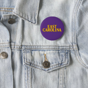 Badge Rond 5 Cm Université de Caroline de l'Est   Caroline de l'Es