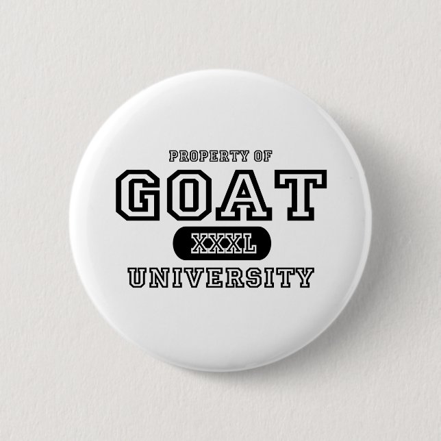 Badge Rond 5 Cm Université de chèvre (Devant)