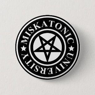 BADGE ROND 5 CM UNIVERSITÉ DE MISKATONIC