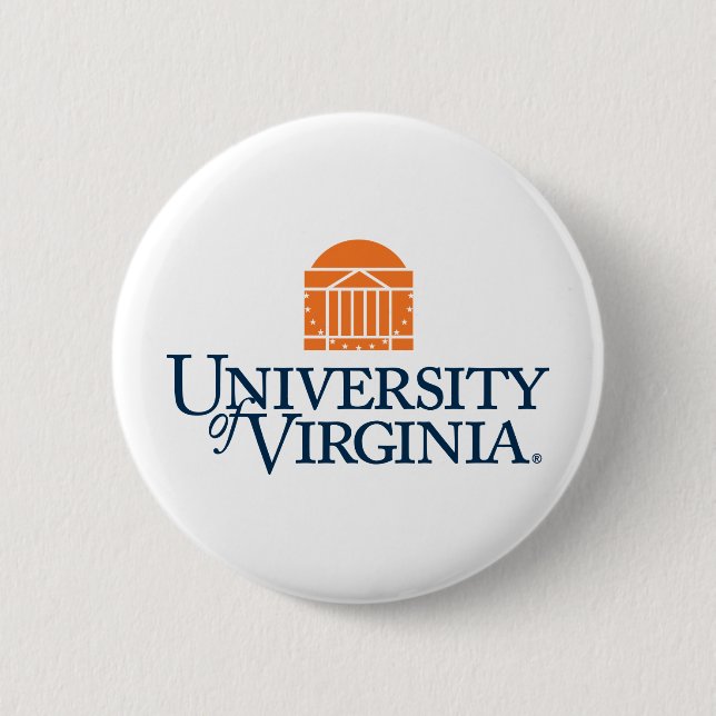 Badge Rond 5 Cm Université de Virginie (Devant)