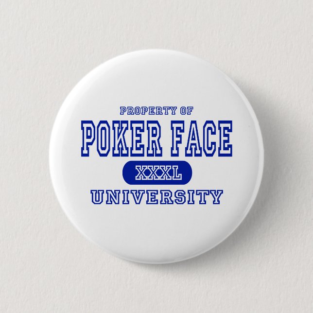 Badge Rond 5 Cm Université de visage de tisonnier (Devant)