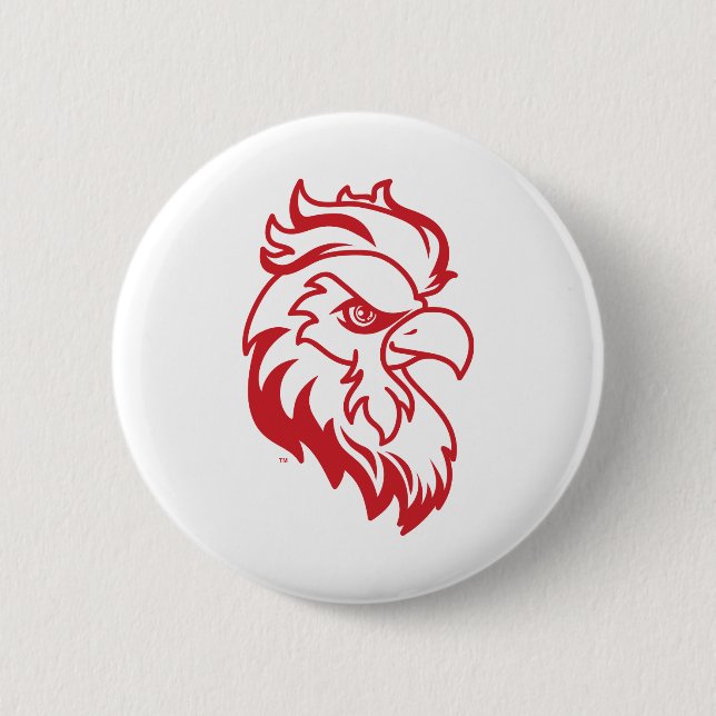 Badge Rond 5 Cm Université d'État de Jacksonville Gamecocks Red ga (Devant)