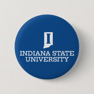 Badge Rond 5 Cm Université d'État de l'Indiana