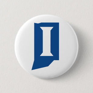 Badge Rond 5 Cm Université d'État de l'Indiana