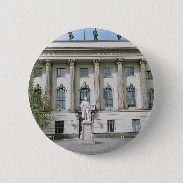 Badge Rond 5 Cm Université Humboldt à Berlin (Devant)
