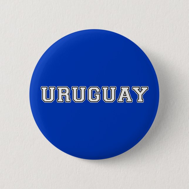 Badge Rond 5 Cm Uruguay (Devant)