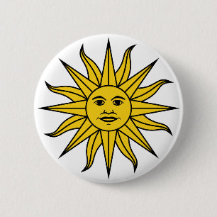 Badge Rond 5 Cm Uruguay Sol de Mayo