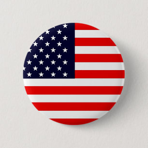 Badge Rond 5 Cm USA AMERICAN US FLAG Series